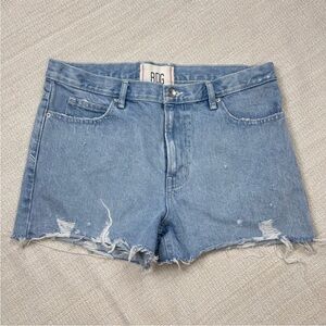 Urban Outfitters Women's Blue Denim Cut Off Shorts Size 32